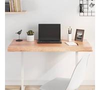 Dessus de Table Bordure Assortie Remplacement Bois de Chêne Massif vidaXL