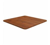Vidaxl Dessus De Table Carré Marron Foncé50x50x1,5cm Bois Chêne Traité Multicolore