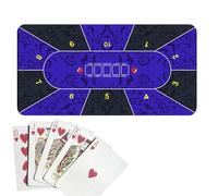 Dessus de table de poker, housse de table de jeu - Grands plateaux de de poker 120x60cm - Couvertures de Table de cartes antidérapantes, tapis de Table de Poker pour Texas Holdem Poker, jeux de
