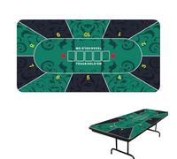 Dessus de table de poker, housse de table de jeu,Grands plateaux de de poker 120x60cm - Couvertures de Table de cartes antidérapantes, tapis de Table de Poker pour Texas Holdem Poker, jeux de ca