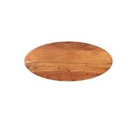 Vidaxl Dessus De Table 100x50x2,5 Cm Ovale Bois Massif D'acacia Multicolore