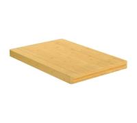 Dessus de Table en Bambou 40x60x4 cm Plateau Naturel pour Rénovation | Bambou durable, bords arrondis, finition vernie, entretien facile, usage polyvalent, veinage unique
