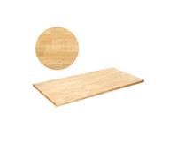 Dessus de table en bois d'érable plateau bureau rectangulaire 120x75x3,8cm