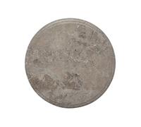 Dessus de table en marbre gris - vidaXL - Ø40x2,5 cm - pour tables de salle à manger, tables basses et jardin