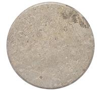 vidaXL Dessus de table Gris Ø60x2,5 cm Marbre