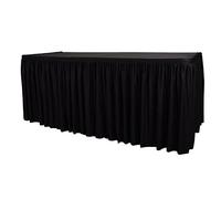 Dessus de table noir et plinthe “ Style Plisse 730 x 1820 x 750 mm
