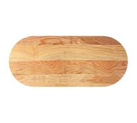Dessus de Table Ovale 140x60x4 cm Bois de Chêne Massif Clair | Chêne massif, plateau ovale, surface lisse, table basse, table d'appoint, table de bar, usage domestique et commercial,