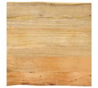 vidaXL Dessus de table 90 x 80 x 3,8 cm - bord vivant, bois massif manguier - multicolore