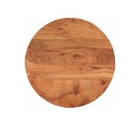 vidaXL Dessus de table rond Ø40x2,5 cm Bois massif d'acacia Multicolore