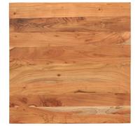 vidaXL Dessus de table carré 70x70x3,8 cm Bois massif d'acacia Multicolore