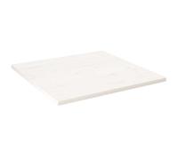 Dessus de Table Plateau Remplacement Intérieur Bois de Pin Massif Carré vidaXL
