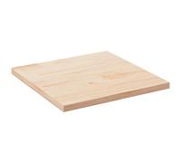 Dessus de Table Plateau Remplacement Intérieur Bois de Pin Massif Carré vidaXL