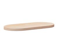Dessus de Table Plateau Remplacement Intérieur Bois de Pin Massif Ovale vidaXL