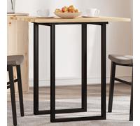 vidaXL Dessus de table carré 70x70x4 cm bois massif d'acacia Marron