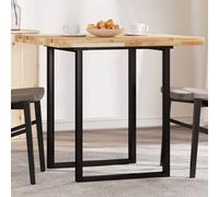 Vidaxl Dessus De Table Rond Ø80x2 Cm Bois Massif D'acacia Marron