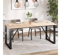 Dessus de Table Rectangulaire Remplacement Cuisine Bois de Pin Massif vidaXL