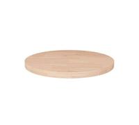 Dessus de table rond Ø50x2,5 cm Bois de chêne massif non traité