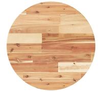 vidaXL Dessus de table rond Ø50×2 cm Bois massif d'acacia Pièce de rechange 4008695
