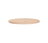 vidaXL Dessus de table rond Ø80x2,5 cm Bois de chêne massif non traité