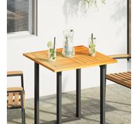 vidaXL Dessus de Table Ø70x2 cm Rond Bois Massif d'acacia, Plateau de Table de Remplacement, Plateau de Meuble en Bois, Plateau de Table de Jardin