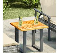 vidaXL Dessus de table rond Ø50 x 2 cm bois massif d'acacia