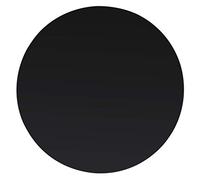 vidaXL Dessus de table rond en verre trempé 500 mm Noir