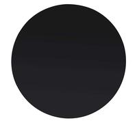 vidaXL Dessus de table rond en verre trempé 500 mm Noir