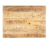 vidaXL Dessus de table 286018 - Bois de manguier solide 90x70 cm 15-16 mm Rectangulaire