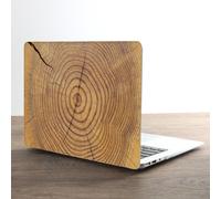 Dessus en cuir PU grain de bois classique pour MacBook Air Pro Retina , barre tactile + housse de clavier - For Touch id Air13 A1932 - Mw15