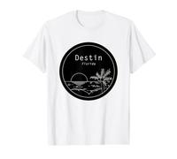 Destin Florida Beach Surfin USA Souvenir Vacances Voyage Vacances T-Shirt Graphique avec Valeur