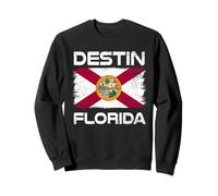Destin Florida Flag Design Drapeau Destin FL Sweatshirt