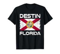 Destin Florida Flag Design Drapeau Destin FL T-Shirt