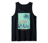 Destin Florida Souvenir Côte d'Émeraude Vintage Beach Art Débardeur