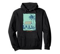 Destin Florida Souvenir Côte d'Émeraude Vintage Beach Art Sweat à Capuche