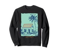 Destin Florida Souvenir Côte d'Émeraude Vintage Beach Art Sweatshirt