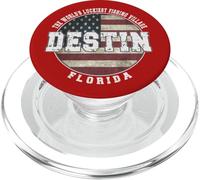 Destin Floride, Drapeau américain Vintage PopSockets PopGrip pour MagSafe