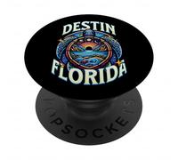 Destin Floride Sea Turtle Ocean Beach Vacation PopSockets PopGrip Adhésif