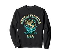 Destin Floride USA Fishing Design Sweatshirt