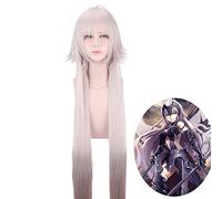 Destin/Grand Orde FGO Jeanne D Arc Alter Joan Of Arc clair violet résistant à la chaleur Costume Cosplay perruque + bonnet de perruque