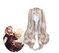 Destin Grand ordre Ereshkigal Irkalla deux queues de cheval longue perruque Cosplay Costume femmes résistant à la chaleur perruques de cheveux synthétiques W-9116