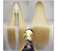 Destin/Grand ordre FGO Cosplay perruque Abigail Williams Cosplay perruque longue jaune Halloween carnaval Costume perruques KUZW021B