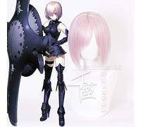 Destin Grand ordre Mash Kyrielight demi-serviteur shielder résistant à la chaleur cheveux synthétiques Cosplay fête d'halloween + casquette de perruque gratuite