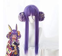 Destin / Grand ordre Nitocris Cosplay perruque Nitocris Kimono Version 60Cm violet cheveux synthétiques perruque Cosplay Halloween Costume fête perruque