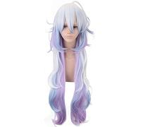 Destin Grand ordre roulette Merlin longue perruque frisée Cosplay Costume destin rester nuit résistant à la chaleur cheveux hommes femmes Cosplay perruques