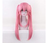 Destin/Grand ordre serviteur Cosplay perruque avec clip sur les queues de cheval Tamamo No Mae postiche rose Anime Costume perruques pour femmes KUMZ5439 KU125