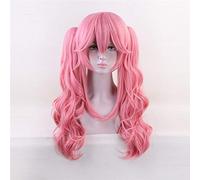 Destin/Grand ordre serviteur Cosplay perruque avec clip sur les queues de cheval Tamamo No Mae postiche rose Anime Costume perruques pour femmes KUMZ5439 KU129