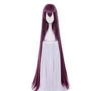 Destin Grand ordre serviteur Scathach Cosplay perruque 110 cm rouge foncé longue droite synthétique cheveux jeu de rôle perruque résistance à la chaleur Fiber BK-816