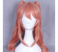 Destin/Grand ordre Tamamo No Mae Cosplay perruque 60 cm moyen Long droit pour les femmes Anime Costume fête perruque pince pince queue de cheval
