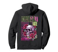 Destin inévitable Crâne et Roses Sweat à Capuche
