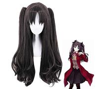 Destin/séjour nuit Rin Tohsaka deux queues de cheval perruque Cosplay Costume destin Grand ordre femmes longs cheveux synthétiques Halloween fête perruques W-911